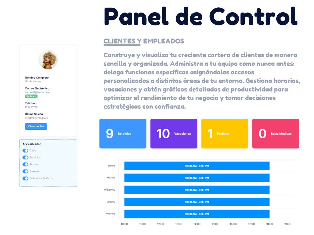 Página Web + Aplicación  Para Barberías, Peluquerías y Salones de Belleza